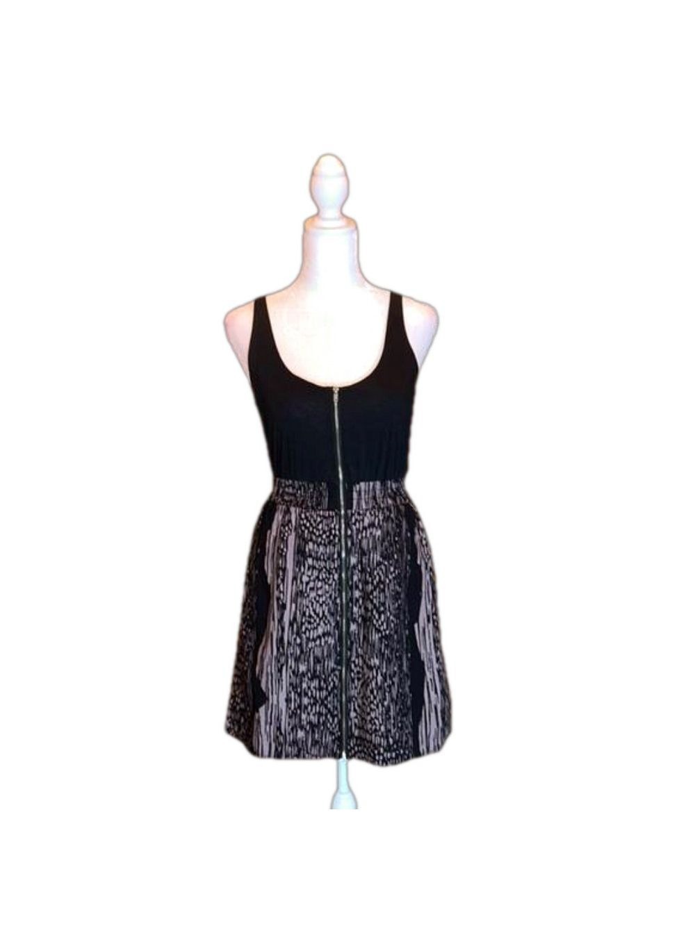 URBAN OUTFITTER’s “sound & matter” Black & Gray Summer Dress Size S